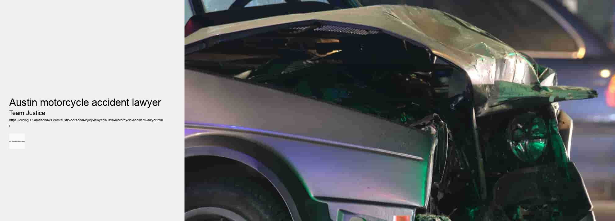 Austin motorcycle accident lawyer