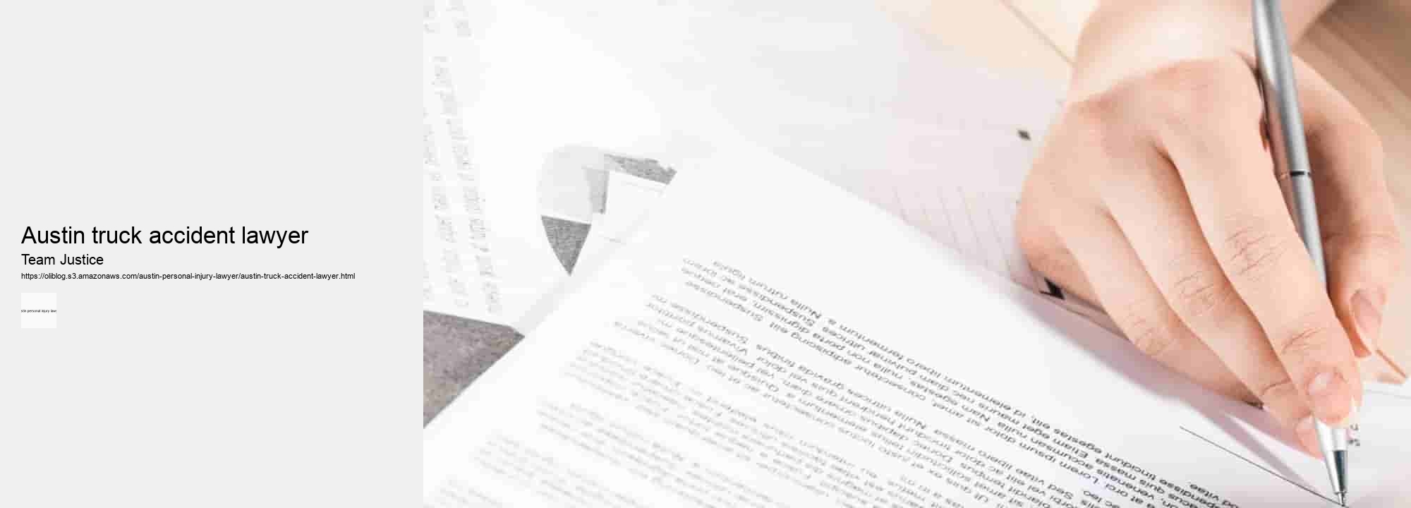 Austin truck accident lawyer