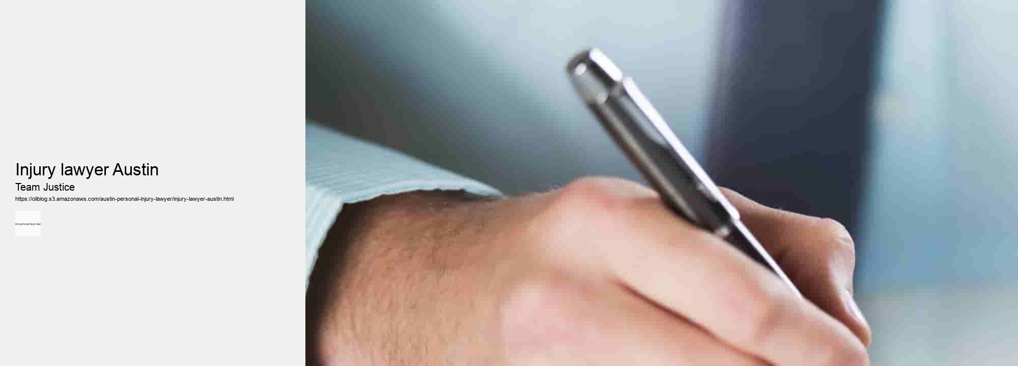 Injury lawyer Austin Team Justice Injury lawyer Austin